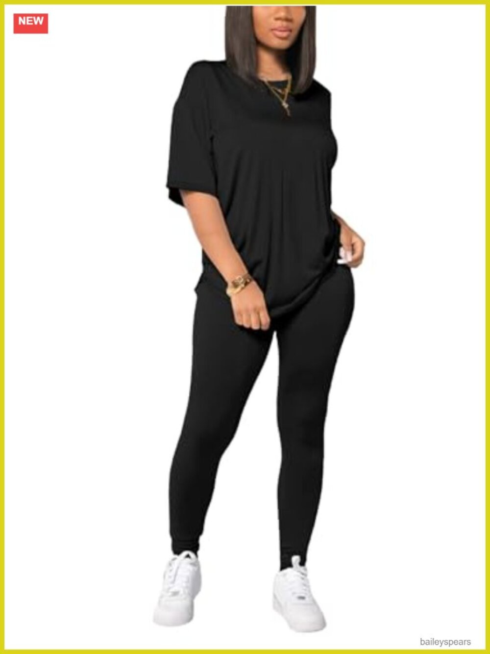 Women 2 Piece Drop Shoulder Tracksuit Set Short Sleeve Jogger Biker Shorts